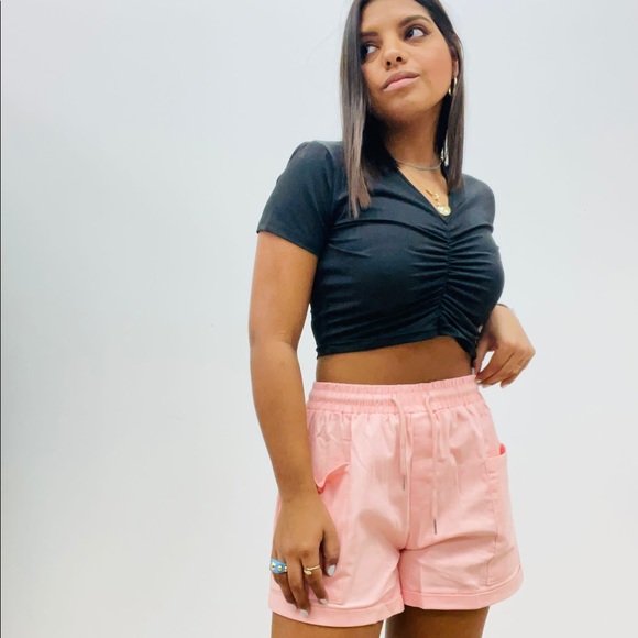 Cap Slv Crop Top - Picture 3 of 3